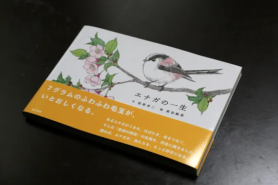 絵本『エナガの一生』の本の写真